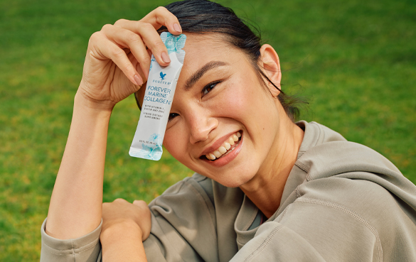Forever Marine Collagen, hudvård som boostar med kollagen, vitaminer och mineraler inifrån. 