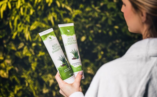 Hårfint med Aloe-Jojoba Shampoo & Conditioner